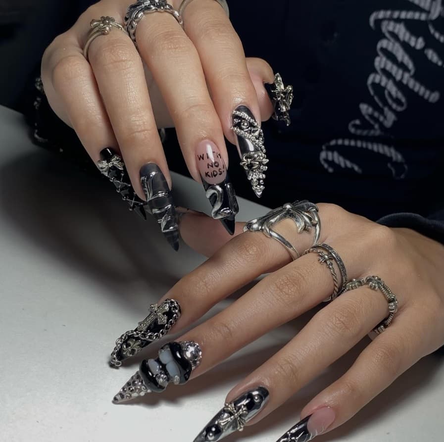 Nail art detail